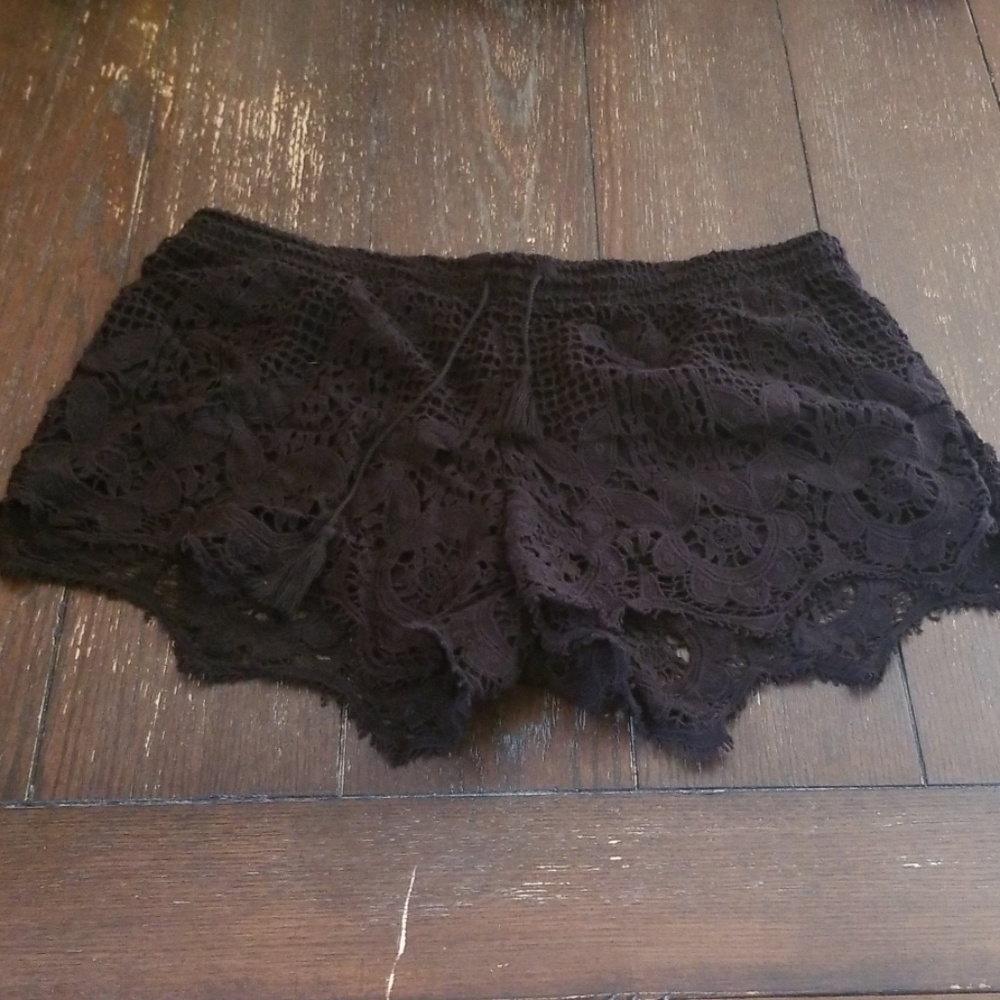 Crochet shorts